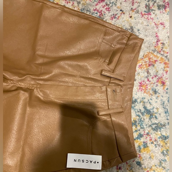 PacSun, chocolate, pho-leather pants - Picture 2 of 5